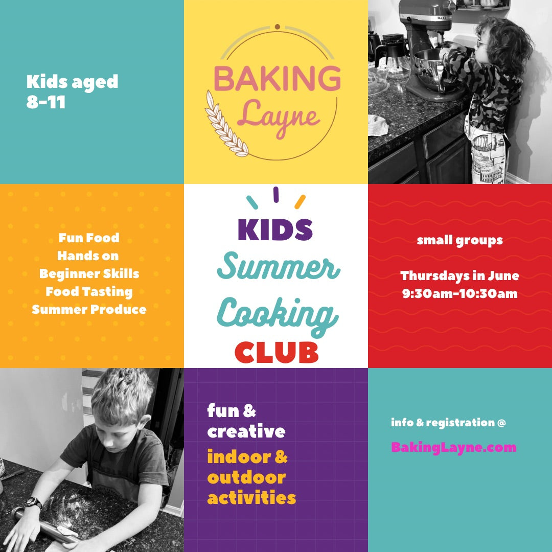 *Kids Summer Cooking Club (Age 8-11)