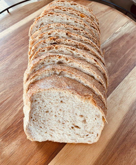 Honey Wheat Sourdough Sandwich Loaf