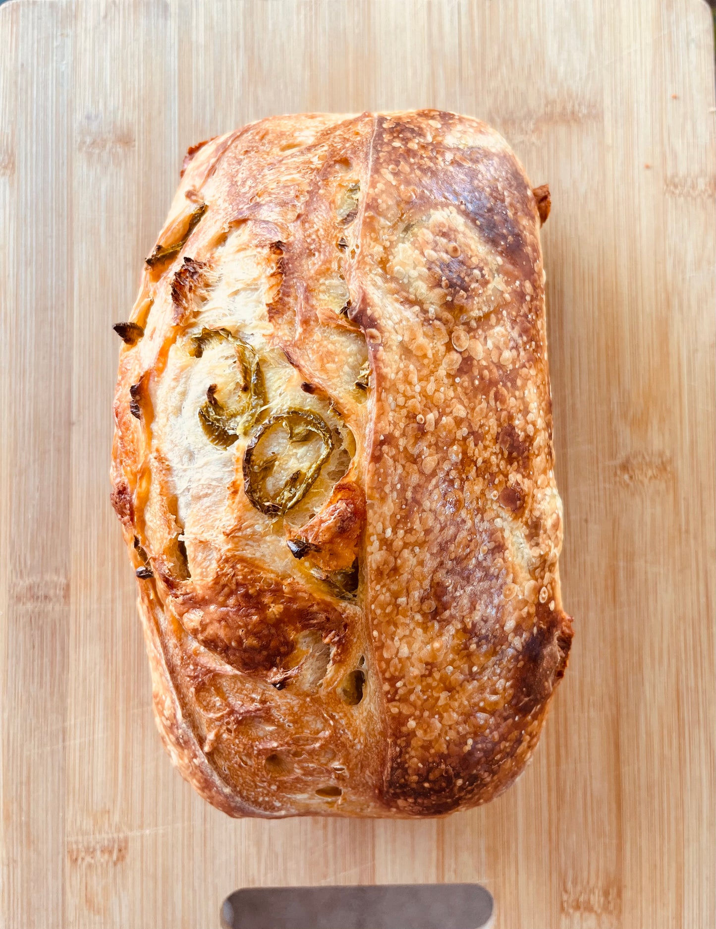 Sourdough Jalapeno Cheddar Loaf