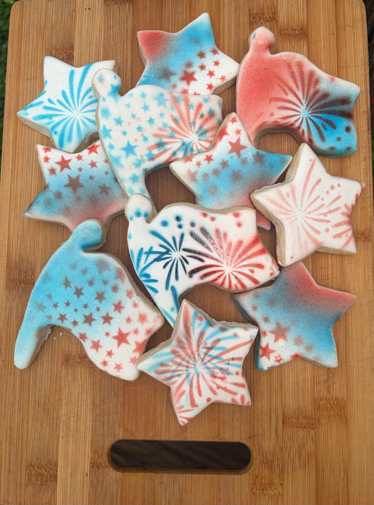 Decorated Sugar Cookie Boxes (Box of 12)